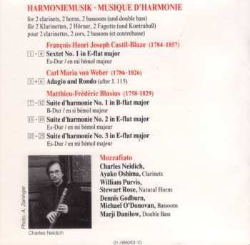 CD Carl Maria von Weber: Harmoniemusik: Music For Winds