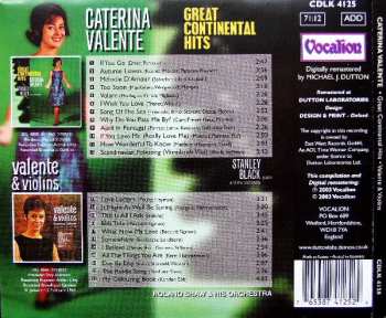 CD Caterina Valente: Great Continental Hits / Valente & Violins