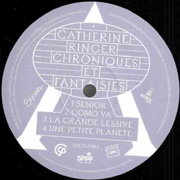 2LP/CD Catherine Ringer: Chroniques Et Fantaisies