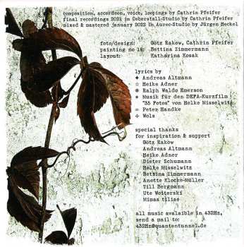 CD Cathrin Pfeifer: Quantuum Mobilé