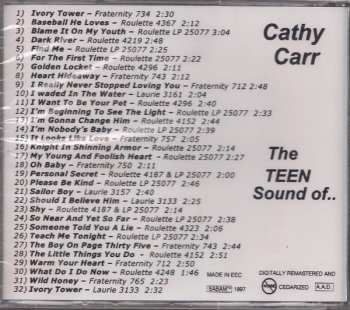 CD Cathy Carr: The Teen Sound Of...