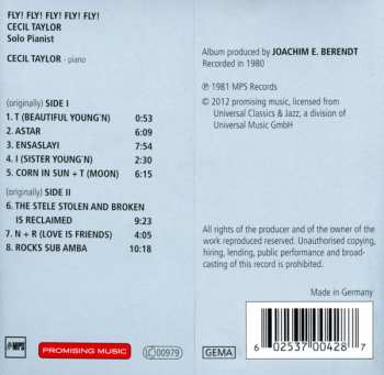 CD Cecil Taylor: Fly! Fly! Fly! Fly! Fly!