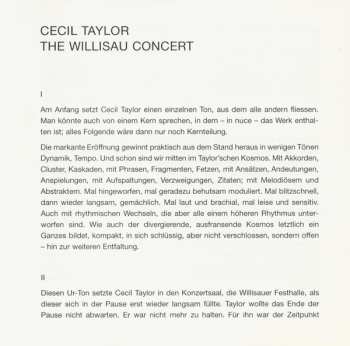 CD Cecil Taylor: The Willisau Concert
