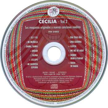CD Cecilia: Mi Muñeca Vol. 2