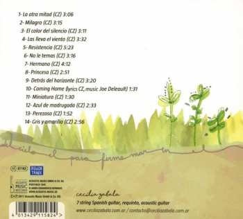 CD Cecilia Zabala: The Color Of Silence DIGI