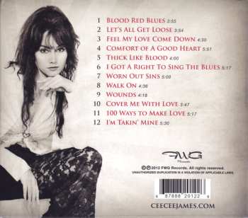 CD Cee Cee James: Blood Red Blues