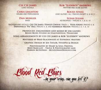CD Cee Cee James: Blood Red Blues