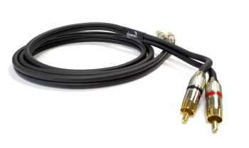 Técnica de áudio Dynavox Cinchkabel RCA Black 0,5m