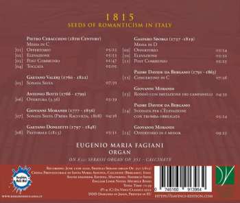 CD Gaetano Donizetti: 1815, Seeds Of Romanticism In Italy