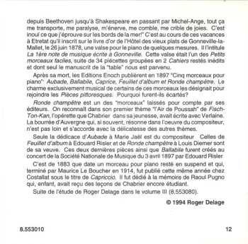 CD Emmanuel Chabrier: Piano Works Vol. 2