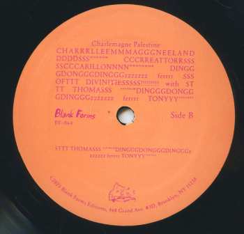LP Charlemagne Palestine: CHARRRLLEEMMMAGGGNEELANDDDDDSSS"""" CCCRREATTORRSSSSSSCCARILLONNNN"""""" DINGGGDONGGGDINGGGzzzzzzzferrrr SSSOFTTT DIVINITIESSSSS!!!!!!!! STTTTHOMASSS """"DINGGGGDONGGGGDINGGGzzzzzzz ferrrrTONYYY""""