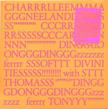 LP Charlemagne Palestine: CHARRRLLEEMMMAGGGNEELANDDDDDSSS"""" CCCRREATTORRSSSSSSCCARILLONNNN"""""" DINGGGDONGGGDINGGGzzzzzzzferrrr SSSOFTTT DIVINITIESSSSS!!!!!!!! STTTTHOMASSS """"DINGGGGDONGGGGDINGGGzzzzzzz ferrrrTONYYY""""