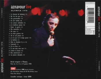 CD Charles Aznavour: Live Olympia 1978