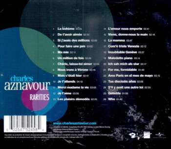 CD Charles Aznavour: Rarities