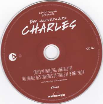 2CD Charles Aznavour: Bon Anniversaire