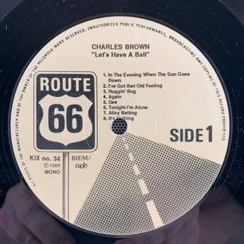 LP Charles Brown: Let's Have A Ball