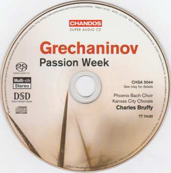 SACD Alexander Gretchaninov: Passion Week
