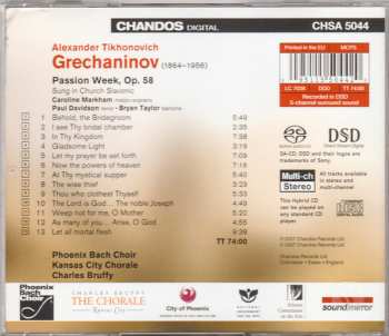 SACD Alexander Gretchaninov: Passion Week