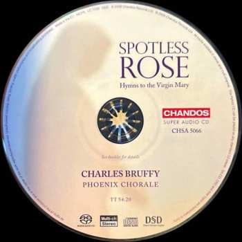SACD Phoenix Chorale: Spotless Rose - Hymns To The Virgin Mary