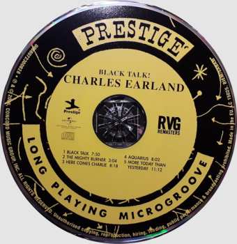 CD Charles Earland: Black Talk!