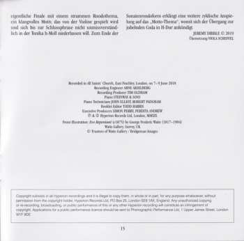 CD Rachel Roberts: Piano Trio No 2 & Piano Quartet