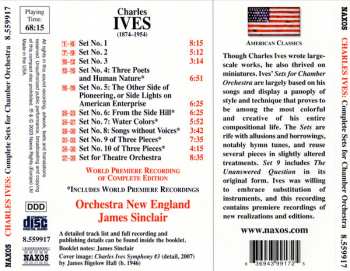 CD Charles Ives: Complete Sets For Chamber Orchestra
