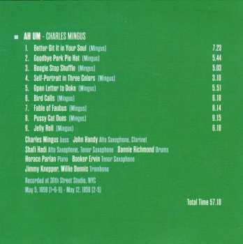 10CD/Caja Charles Mingus: Milestones Of A Legend