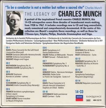 14CD/Caja Charles Munch: The Legacy Of Charles Munch
