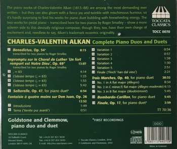 CD Charles-Valentin Alkan: Complete Piano Duos And Duets