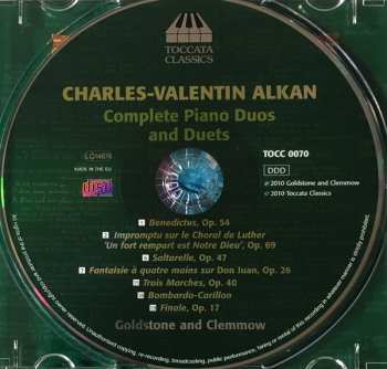 CD Charles-Valentin Alkan: Complete Piano Duos And Duets