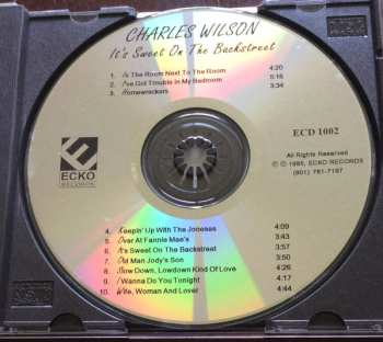 CD Charles Wilson: It's Sweet On The Backstreet 