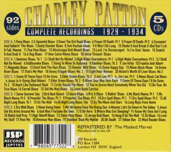 5CD/Caja Charley Patton: Complete Recordings 1929 - 1934