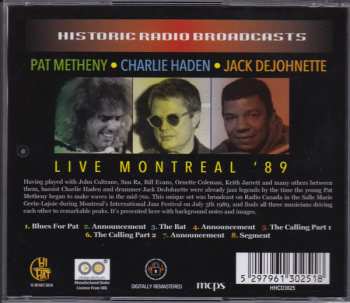 CD Jack DeJohnette: Live Montreal '89
