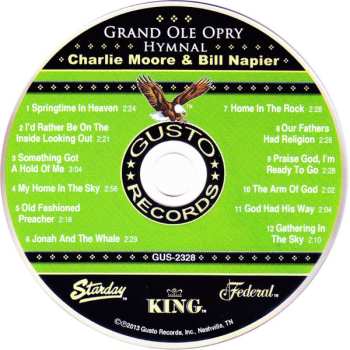 CD Moore & Napier: Grand Ole Opry Hymnal