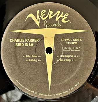 4LP/Caja Charlie Parker: Bird In LA