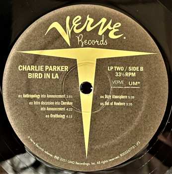 4LP/Caja Charlie Parker: Bird In LA
