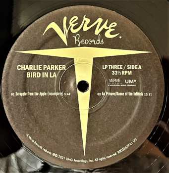 4LP/Caja Charlie Parker: Bird In LA