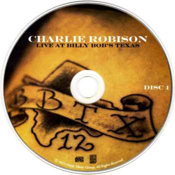 2CD Charlie Robison: Live At Billy Bob's Texas