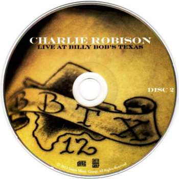 2CD Charlie Robison: Live At Billy Bob's Texas