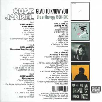 5CD/Caja Chas Jankel: Glad To Know You (The Anthology 1980-1986)
