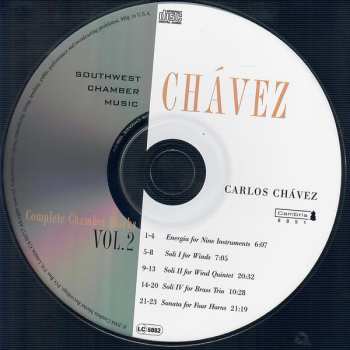 CD Carlos Chávez: Complete Chamber Music Vol. 2