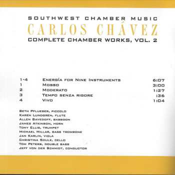 CD Carlos Chávez: Complete Chamber Music Vol. 2