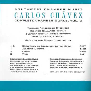 CD Carlos Chávez: Complete Chamber Music Vol. 3