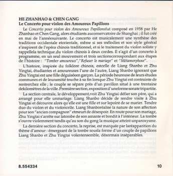 CD Takako Nishizaki: The Butterfly Lovers / Parting Of The Newly Wedded / Love In Spring / Street Musician