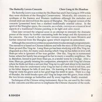 CD Takako Nishizaki: The Butterfly Lovers / Parting Of The Newly Wedded / Love In Spring / Street Musician