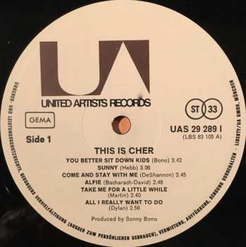 LP Cher: This Is Cher