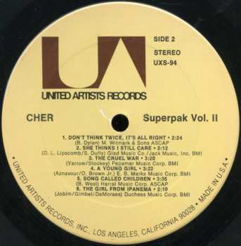 2LP Cher: Superpak Vol. II