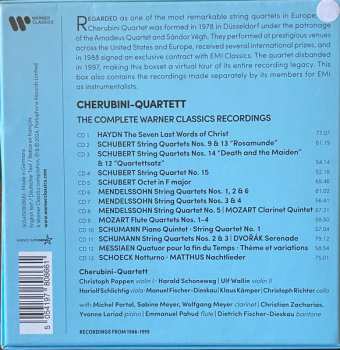 13CD/Caja Cherubini-Quartett: The Complete Warner Classics Recordings