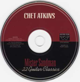 CD Chet Atkins: Mister Sandman: 22 Guitar Classics