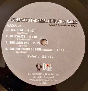 LP Chet Baker: Quintet Sessions 1979 LTD | NUM